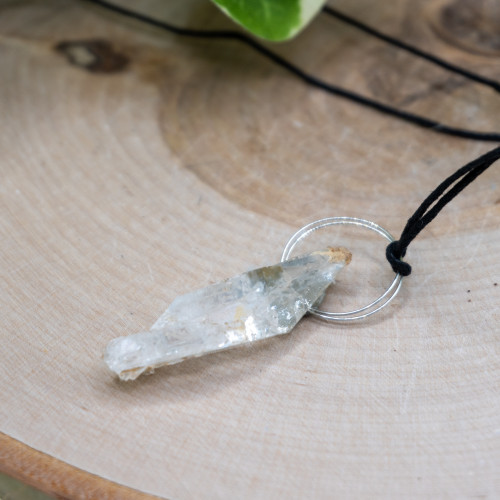 Faden Quartz Silver Necklace #1