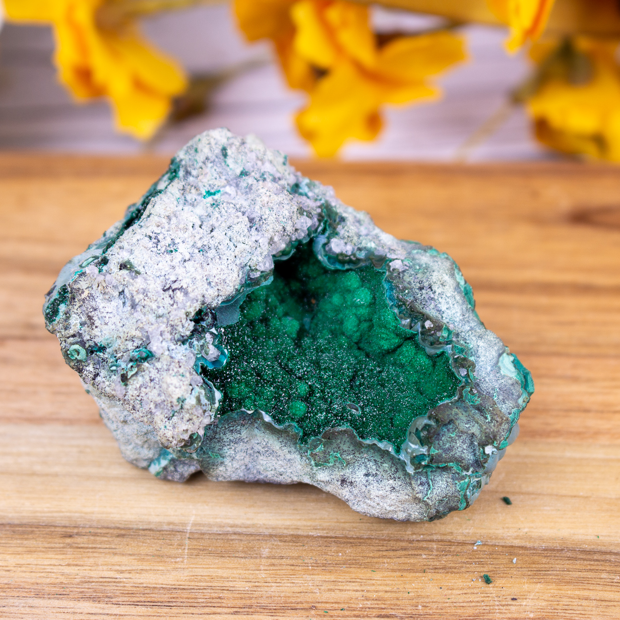 Crystallized Malachite #8