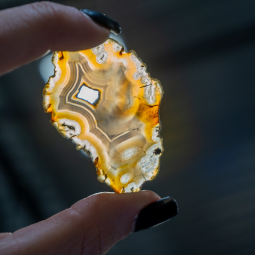 Iris Agate Slice #5