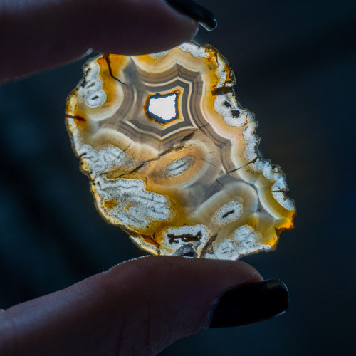 Iris Agate Slice #4