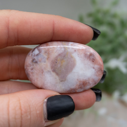 Peach Calcite Mini Palmstone