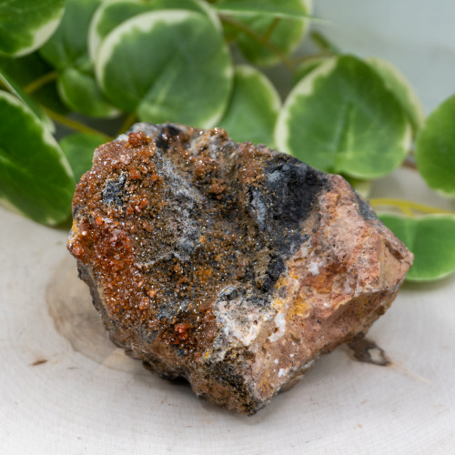 XL Vanadinite on Black Barite #1