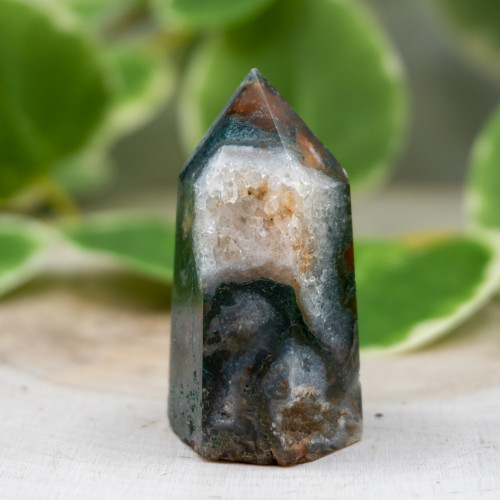 Red Moss Agate Tower #4