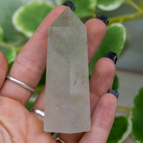 Rutile in Quartz Tower #5