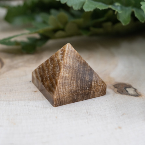 Chocolate Calcite Pyramid
