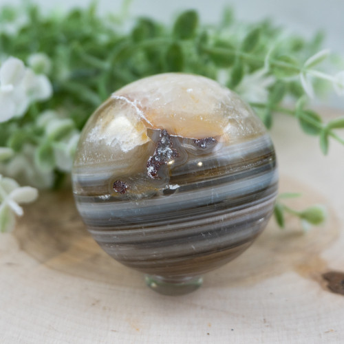 Banded Agate Sphere #3