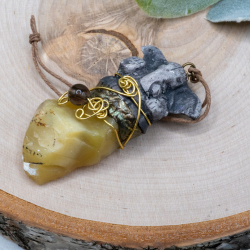 Yellow Opal Ganesha Hanging Charm
