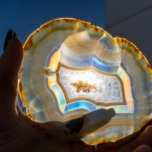 Iris Agate Slice #11