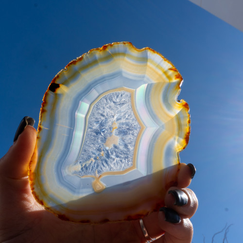 Iris Agate Slice #2
