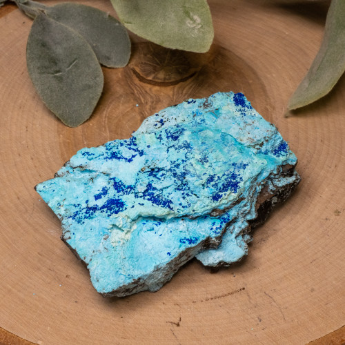 Azurite on Gibbsite #12