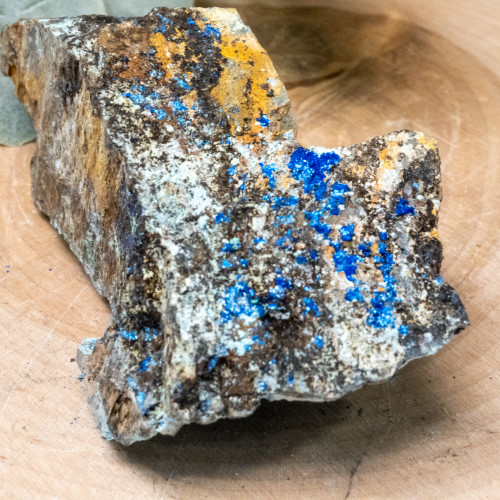 Azurite on Gibbsite #9
