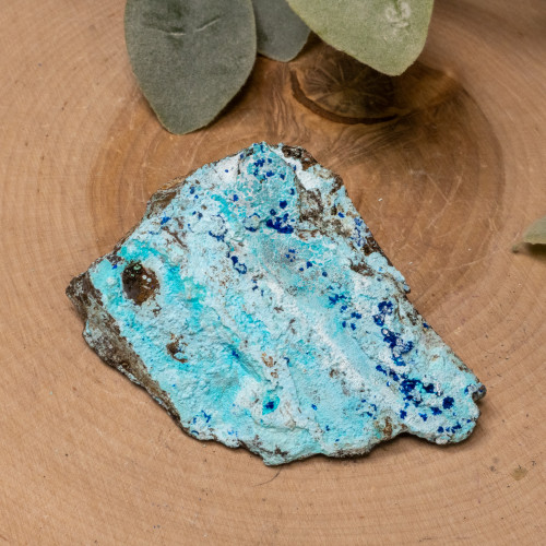 Azurite on Gibbsite #8