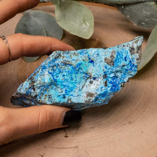 Azurite on Gibbsite #11