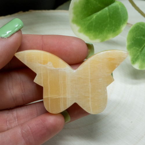 Orange Calcite Butterfly #5