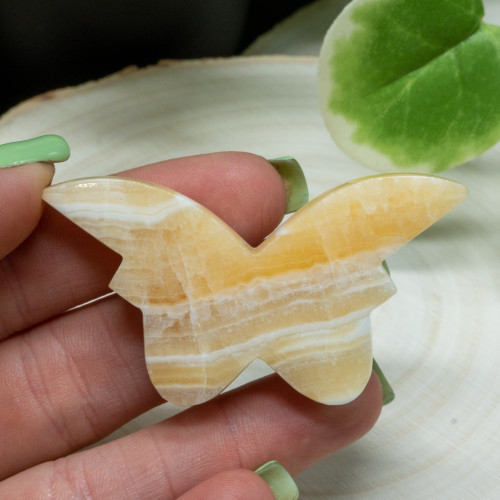 Orange Calcite Butterfly #4