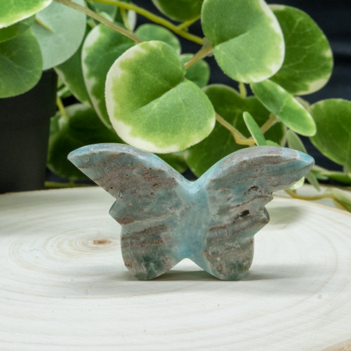 Caribbean Blue Calcite Butterfly #2