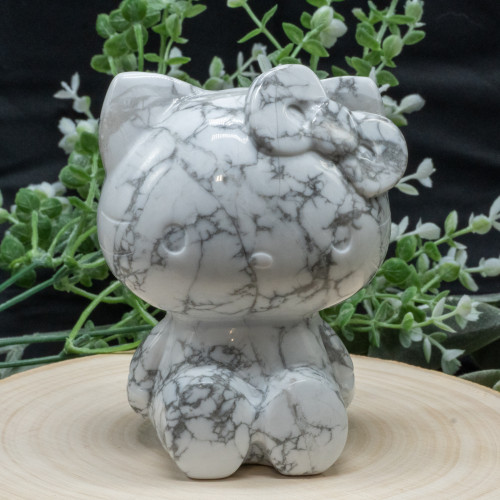 Howlite Hello Kitty #1