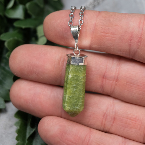 Tremolite Pendant Necklace Random