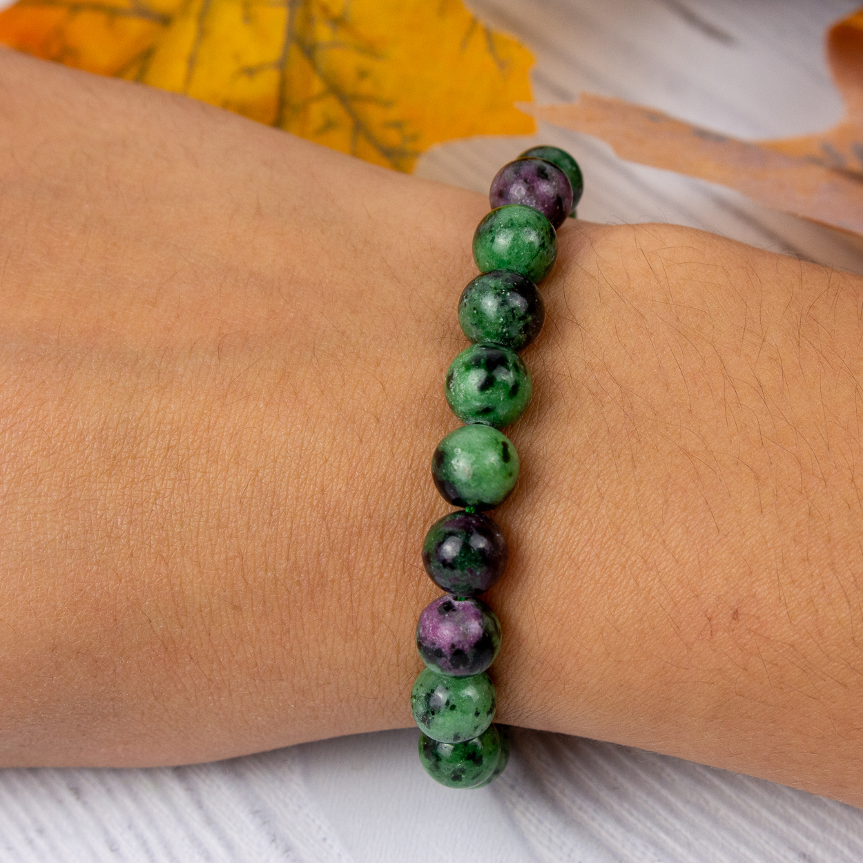 Ruby Zoisite (High Quality) Bracelet The Crystal Council