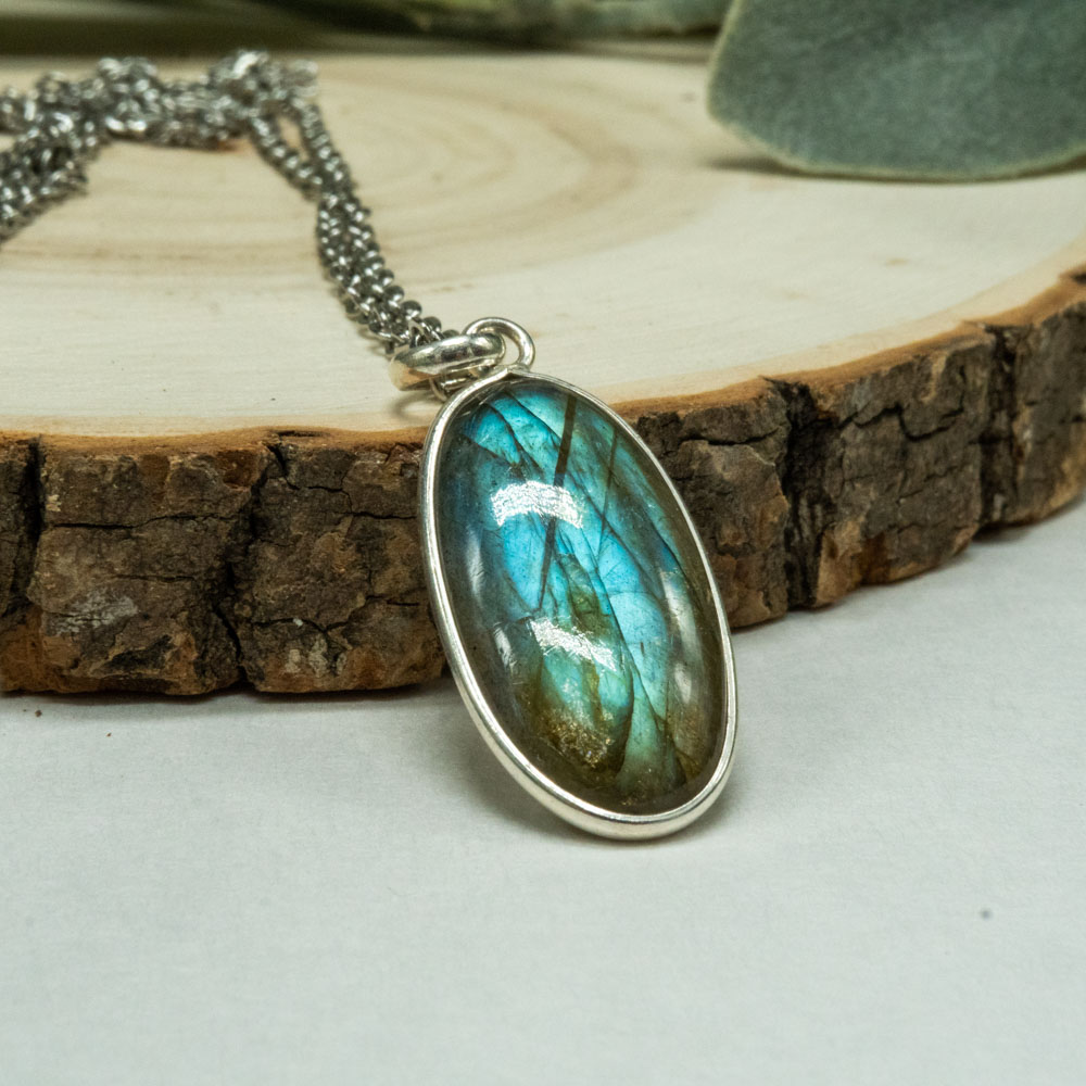 Labradorite Necklace #4 - The Crystal Council