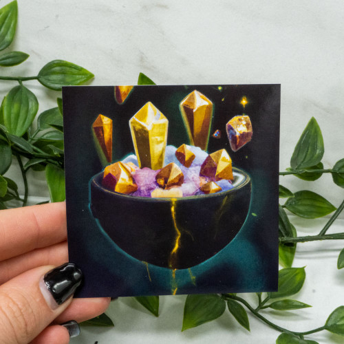 Crystal Bowl Sticker