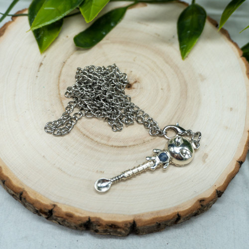 Blue Aventurine Alien Meditation Spoon #3