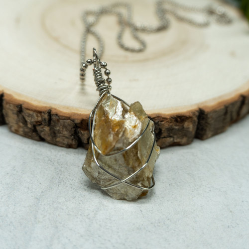 Pineapple Muscovite Necklace #1