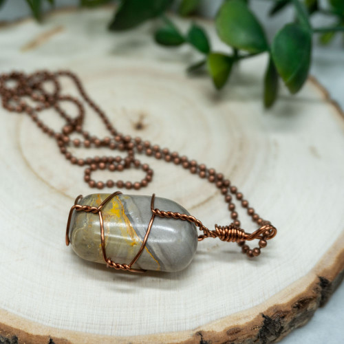 Bumblebee Jasper Necklace #1