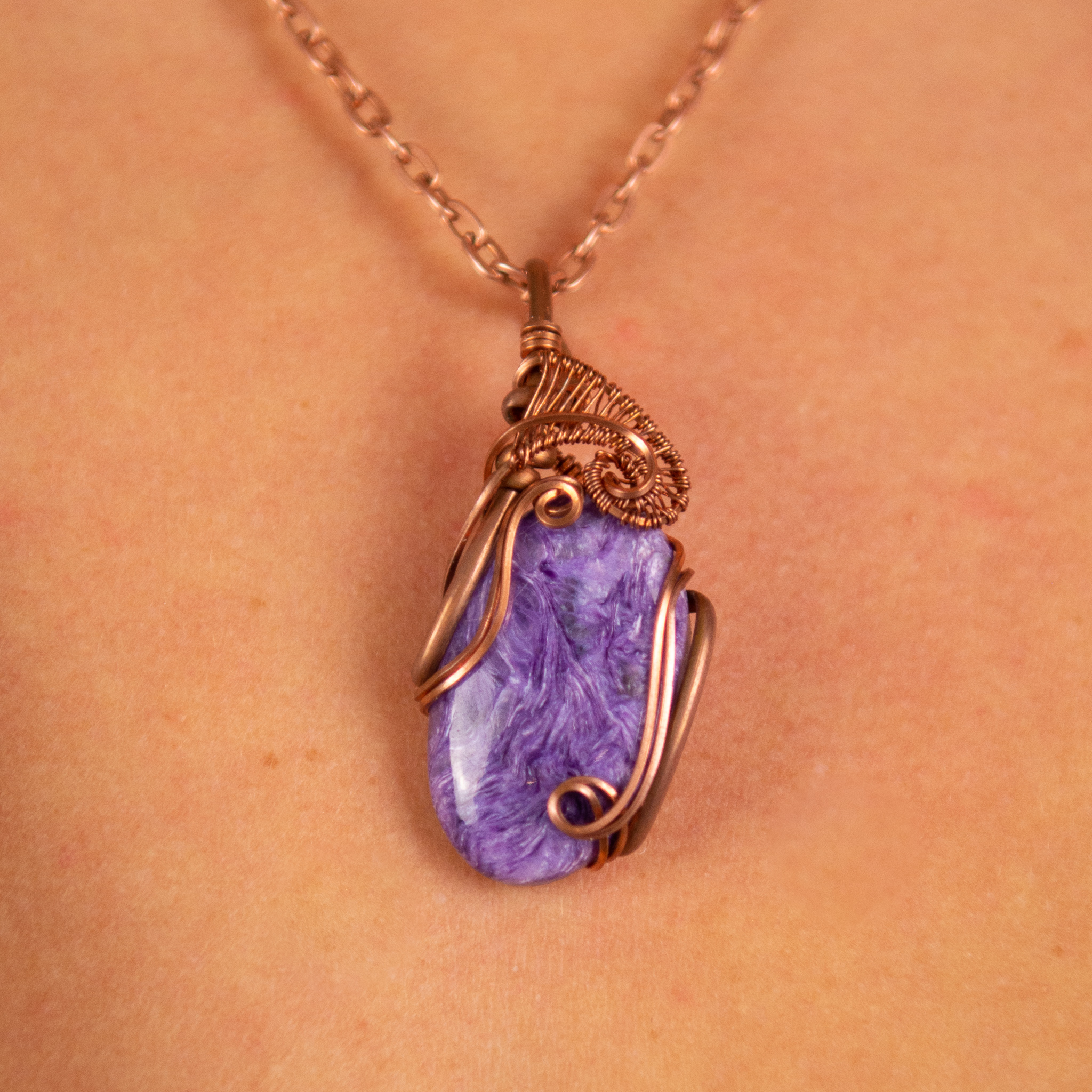Charoite Oval Wrap