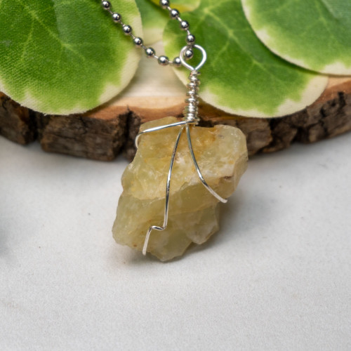 Yellow Opal Wire Wrap #1