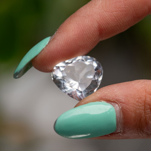 Faceted Colombian Quartz #1