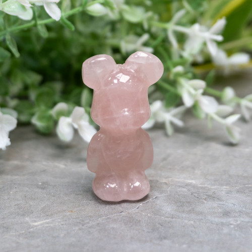 Rose Quartz Bear