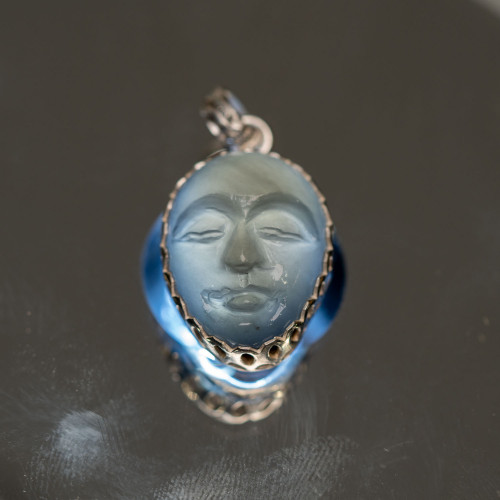 Colombianite Mask Necklace #1