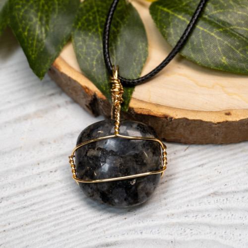 Larvikite Necklace #1