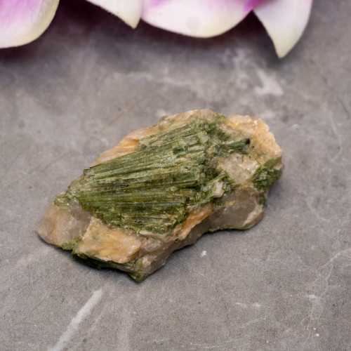 Green Tourmaline in Quartz #1