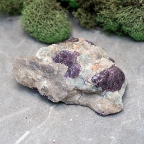 Lepidolite in Aquamarine #1