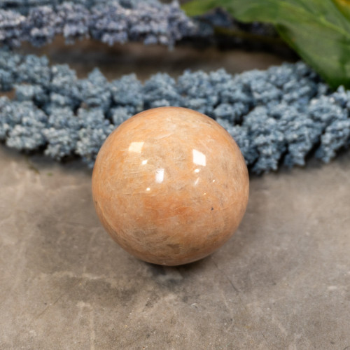 Peach Moonstone Sphere #3