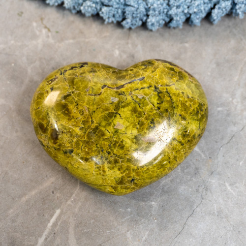 Green Opal Heart #1