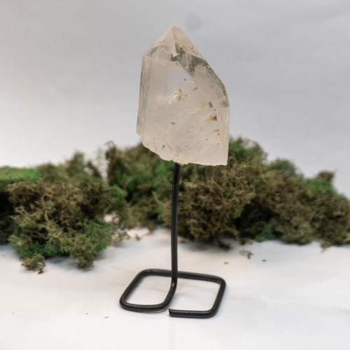 Small Raw Quartz on Stand