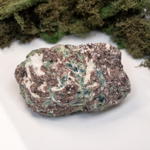 Blue & Green Tourmaline in Lepidolite