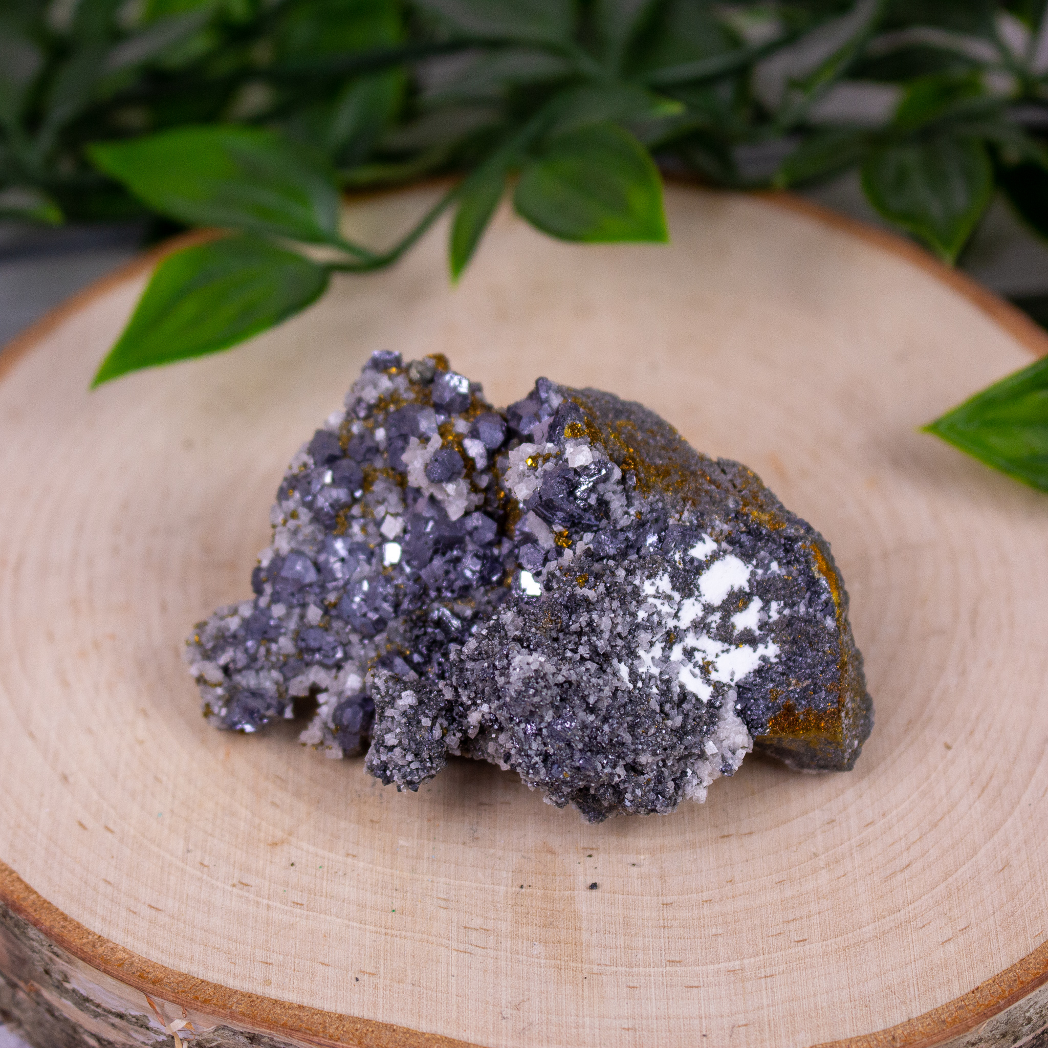 Chalcopyrite with Galena and Dolomite