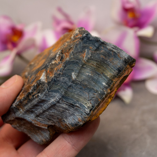 Blue Tiger Eye Raw #10