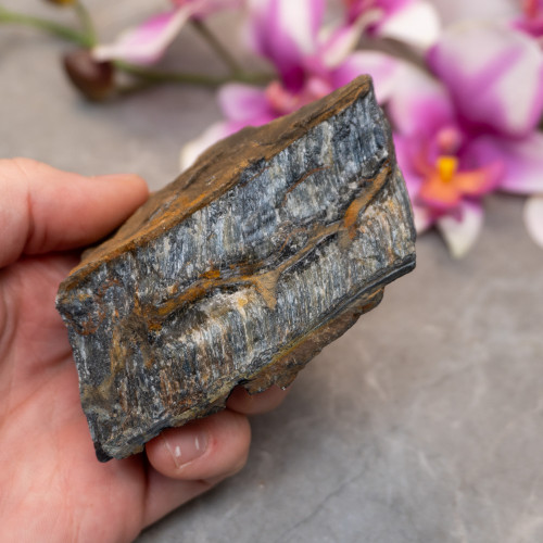 Blue Tiger Eye Raw #9