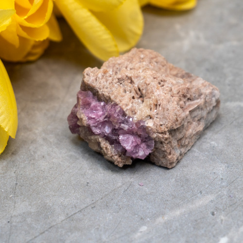 Lepidolite with Pink Tourmaline in Quartz #3