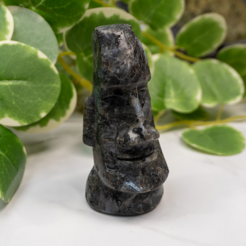 Larvikite Easter Island Head #1