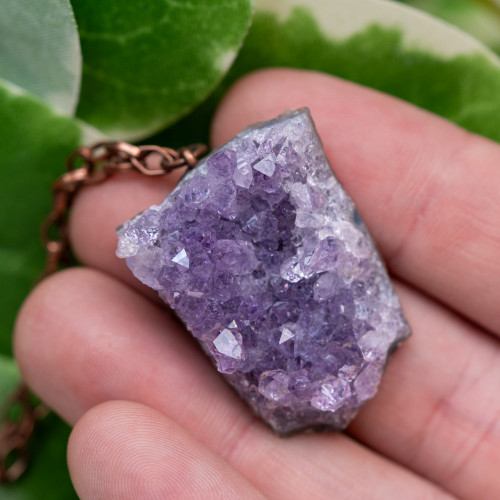 Raw Amethyst Necklace #2