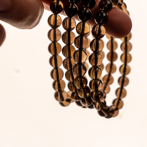 Smoky Quartz Bracelet 8mm