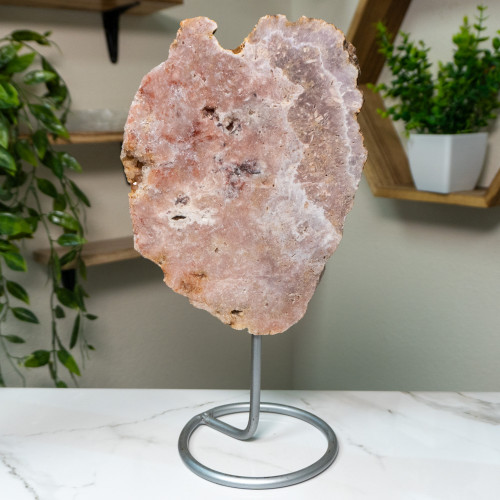Pink Amethyst on Stand #5