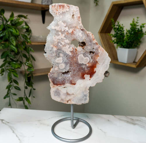 Pink Amethyst on Stand #4