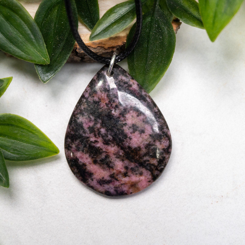 Rhodonite Necklace - The Crystal Council